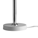 Ver imagem 2 de abajur evita poptem aluminio branco total 30cm moderno cabeceira quarto sala