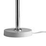 abajur evita poptem aluminio branco total 30cm moderno cabeceira quarto sala - 2