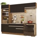 Ver imagem 3 de Armário de Cozinha Completa 270cm Rustic/Preto Glamy Madesa 15