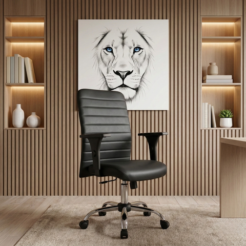 Cadeira Escritório Ergonômica Giratória Nr17 Confortável Home Office Executiva Trabalho Diretor