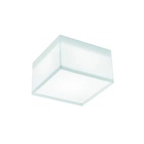 Plafon White LED Acrílico Quadr. 1x10W 220V 6400K 12,4x12,4cm