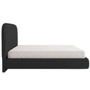 Ver mais imagens de Cama Casal Flutuante com Cabeceira 140cm Aura W01 Bouclê Preto - Lyam Decor