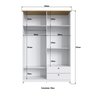 Guarda-roupa 4 Portas e 2 Gavetas Americano - 4