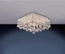 Ver imagem 4 de Plafon Quadrado Double Face Cristal 12 Luzes 127V Llum Bronzearte