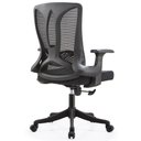 Ver imagem 3 de Cadeira Escritório Nr-17 Giratória Diretor Blm768d Blume Tela Mesh Preto Base Rodizio Nylon