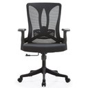Ver imagem 4 de Cadeira Escritório Nr-17 Giratória Diretor Blm768d Blume Tela Mesh Preto Base Rodizio Nylon