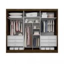 Ver imagem 3 de Guarda-Roupa Casal 3 Portas 6 Gavetas Natus