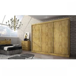 Guarda-Roupa Casal 3 Portas 6 Gavetas Natus - 7 Guarda-Roupa Casal 3 Portas 6 Gavetas Natus - 7