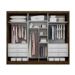 Guarda-Roupa Casal 3 Portas 6 Gavetas Natus - 3 Guarda-Roupa Casal 3 Portas 6 Gavetas Natus - 3