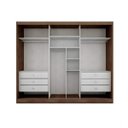 Ver mais imagens de Guarda-Roupa Casal 3 Portas 6 Gavetas Natus