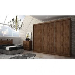 Guarda-Roupa Casal 3 Portas 6 Gavetas Natus - 7 Guarda-Roupa Casal 3 Portas 6 Gavetas Natus - 7