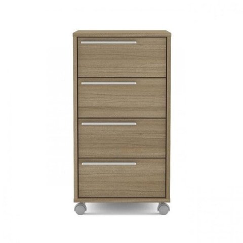 Gaveteiro 4 Gavetas com Rodízios Maia Politorno