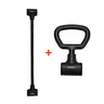 Kit Barra Supino com Alça para Kettlebell com Ajuste Rápido - 3