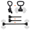Kit Barra Supino com Alça para Kettlebell com Ajuste Rápido - 1