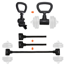 Ver imagem 1 de Kit Barra Supino com Alça para Kettlebell com Ajuste Rápido