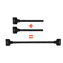 Kit Barra Supino com Alça para Kettlebell com Ajuste Rápido - 5