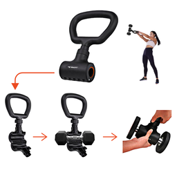 Kit Barra Supino com Alça para Kettlebell com Ajuste Rápido - 8