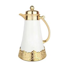Garrafa Termica La Francesa Luxo 1l Branco/dourado Cha Cafe - 1