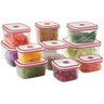 Kit Potes Electrolux Herméticos Freezer e Micro-ondas Vermelho - 1