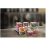 Kit Potes Electrolux Herméticos Freezer e Micro-ondas Vermelho - 2