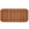 Bandeja de Bambu Retangular para Cozinha 20x10cm Petisqueira Multiuso Hire Lyor - 7
