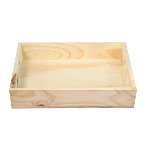 Bandeja Quadrada Organizador Servir Café da Manhã Tam Médio - Repac- 27x07x40 cm C/ Frase Feliz Nata