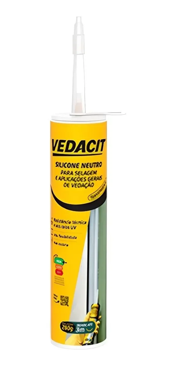 Ver imagem 1 de Vedacit Silicone Neutro Transparente 280G