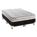 Ver imagem 1 de Cama Box King: Colchão Espuma Paropas D33 Pasquale Plus + Base CRC Suede Black(193x203)