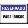 PLACA RESERVADO PARA IDOSOS - 1