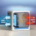 Ver imagem 2 de Mini Ar Condicionado Climatizador Humidificador Portátil Arctic Air Cooler 3 Velocidades