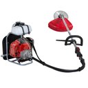 Ver imagem 2 de Roçadeira Costal Kawashima KW340C Com Lâmina de Vídia e Cabeçote Nylon Para Cortes Rápidos