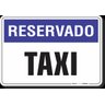 PLACA RESERVADO TAXI - 1