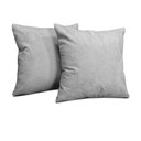 Ver imagem 4 de Kit 2 Capas de Almofadas Boucle Cinza Claro 45x45cm cama inbox