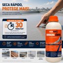 Ver imagem 2 de Borracha Silicone Líquido Vedaforte 1LITRO Impermeabilizante Alta Flexibilidade e Aderência