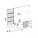 Ver imagem 4 de Estante Home para TV até 65 Polegadas New Turati Dj Móveis