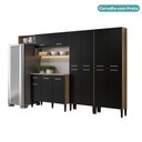 Ver imagem 3 de Armário de Cozinha Compacta Arizona Fusion Two Carraro Carvalho com Preto