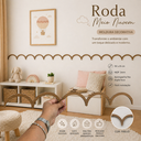 Ver imagem 2 de Kit 12 Placas Acabamento em Mdf para Paredes Formato Nuvem Decoração Modular para Quartos