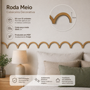 Ver imagem 6 de Kit 12 Placas Acabamento em Mdf para Paredes Formato Nuvem Decoração Modular para Quartos