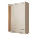 Ver imagem 2 de Guarda Roupa Infantil Ambiente Ayla 3 Portas Off White - Phoenix