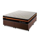 Ver imagem 5 de Conjunto Cama Box c/ Molas Ensacadas Sirius Preto Queen 158x198x65