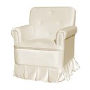 Ver imagem 3 de Poltrona Laura Amamentação Balanço Mais Puff - Quarto Bebê Amamentação - Veludo - Estopar Laura Mais