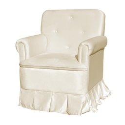 Poltrona Laura Amamentação Balanço Mais Puff - Quarto Bebê Amamentação - Veludo - Estopar Laura Mais - 3