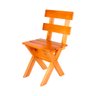 Conjunto Mesa 2m e 8 Cadeiras Madeira Maciça Eucalipto:Cerejeira - 3