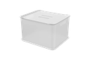 Ver imagem 3 de Kit Cesta Organizadora Coza Fit com Tampa Branca 4 Peças