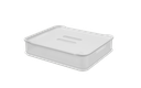 Ver imagem 2 de Kit Cesta Organizadora Coza Fit com Tampa Branca 4 Peças