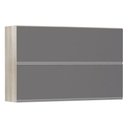 Ver imagem 1 de Armário Basculante Duplo 120cm 2 Portas Lis Legno Crema
