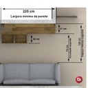 Ver imagem 4 de Estante Home para TV até 60 Polegadas com Espelho Vetro Dj Móveis