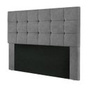 Ver imagem 2 de Cabeceira Cama Box Queen 1,60 Estofada Suede Cinza Amassado Julia - Star Confort