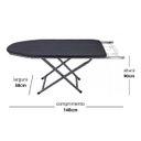 Ver imagem 5 de Mesa Passar Premium Utilar com Porta Ferro e 3 Alturas - Branco
