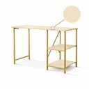 Ver imagem 2 de Escrivaninha Mesa Office Estudo Estilo Industrial 110cm Klm Móveis